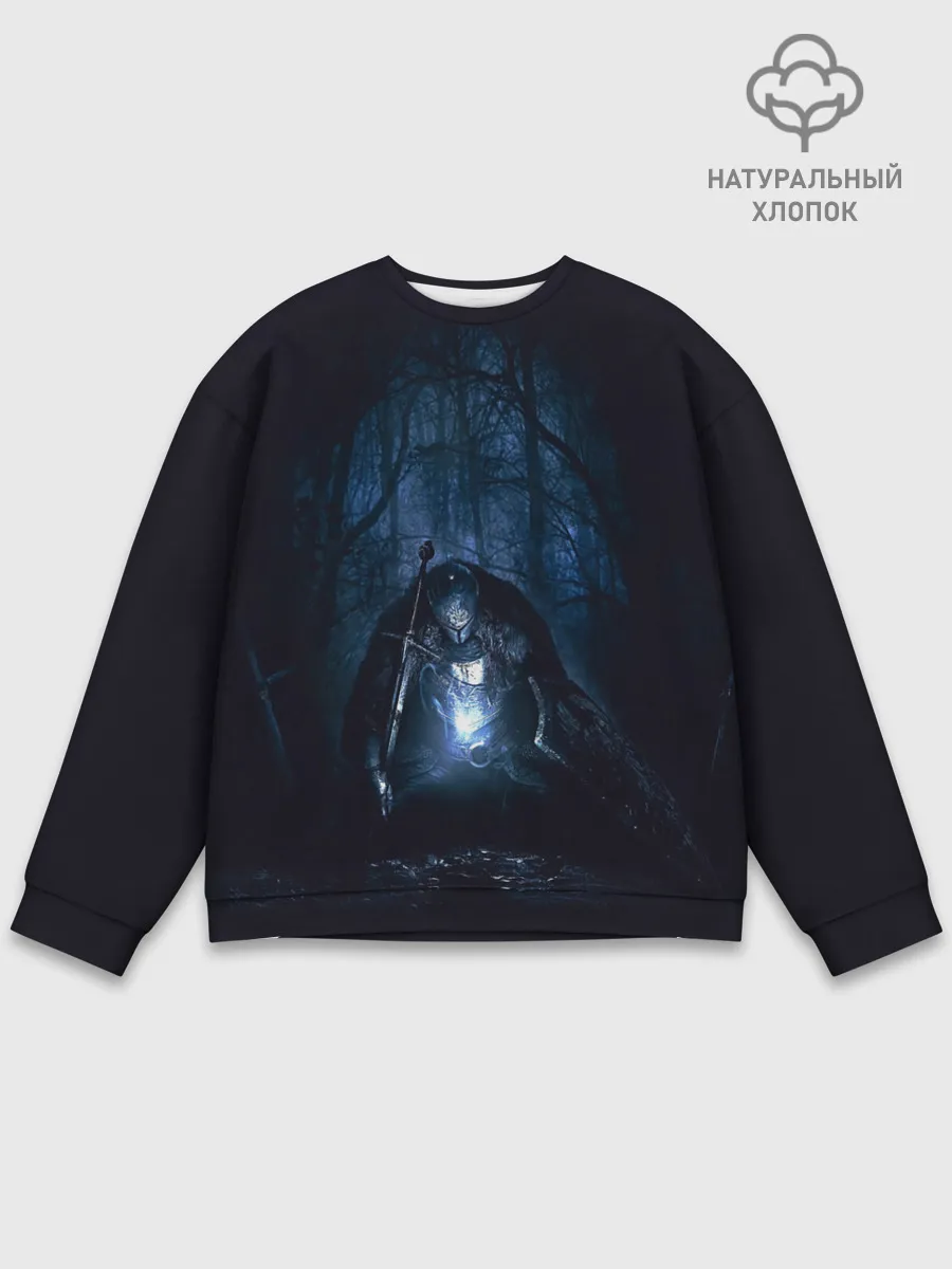 Мужской свитшот базовый / Странник в лесу