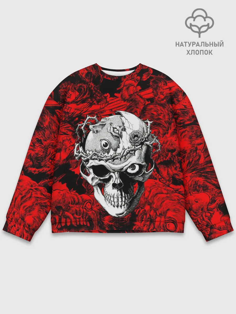 Мужской свитшот базовый / BERSERK skulls