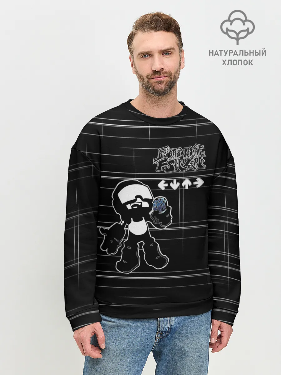 Мужской свитшот базовый / tankmen friday night funkin