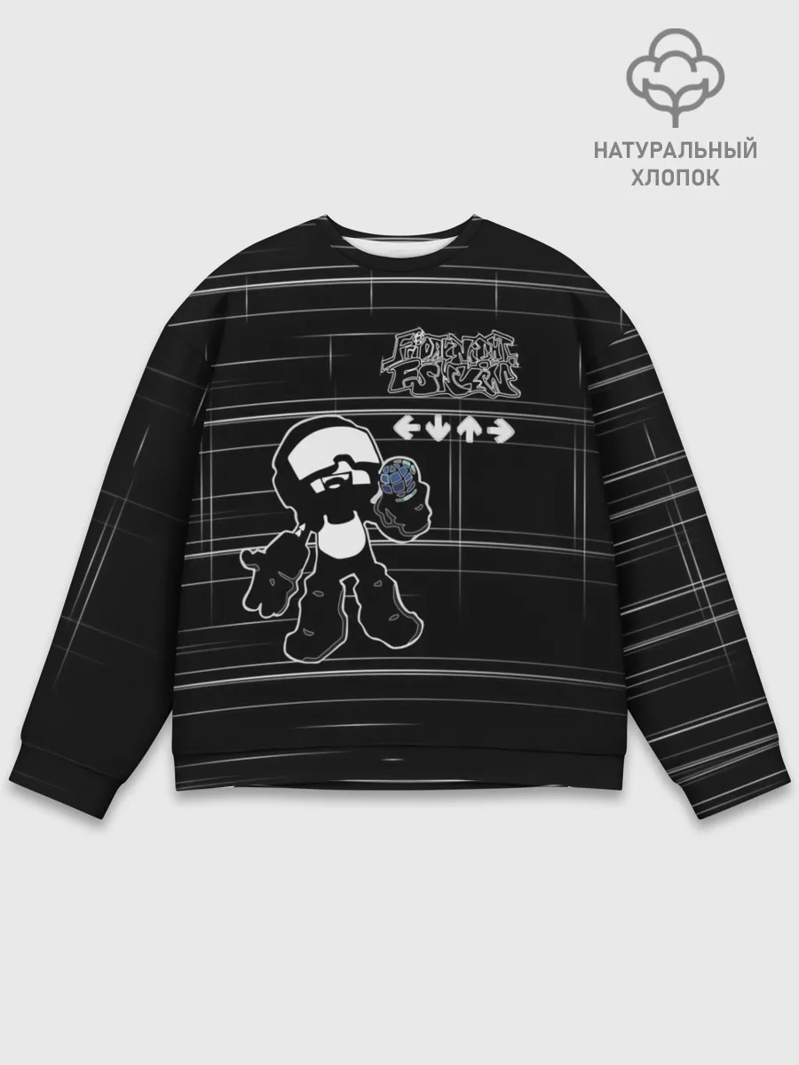 Мужской свитшот базовый / tankmen friday night funkin