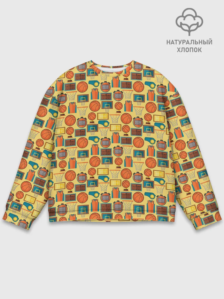 Мужской свитшот базовый / Баскетбол