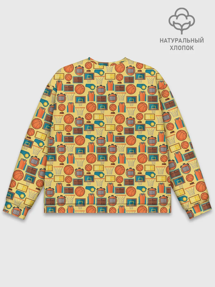 Мужской свитшот базовый / Баскетбол