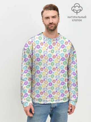 Мужской свитшот базовый / Чакры