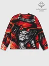Мужской свитшот базовый / ALUCARD IN RED