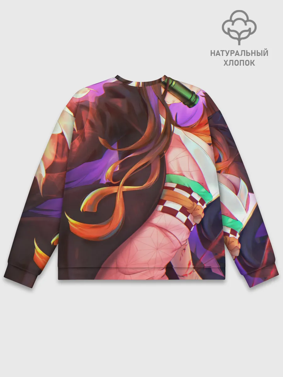 Мужской свитшот базовый / Незуко рог