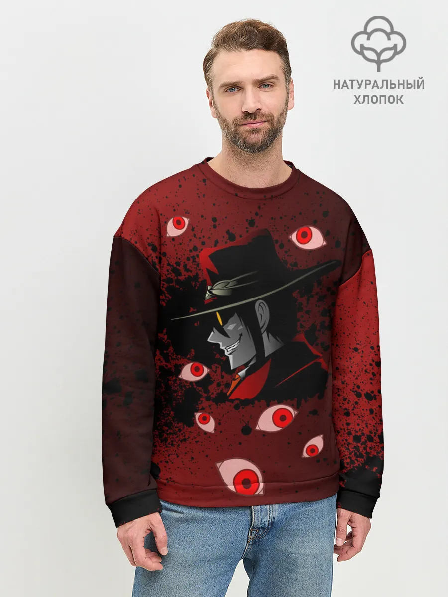 Мужской свитшот базовый / Хеллсинг/Hellsing