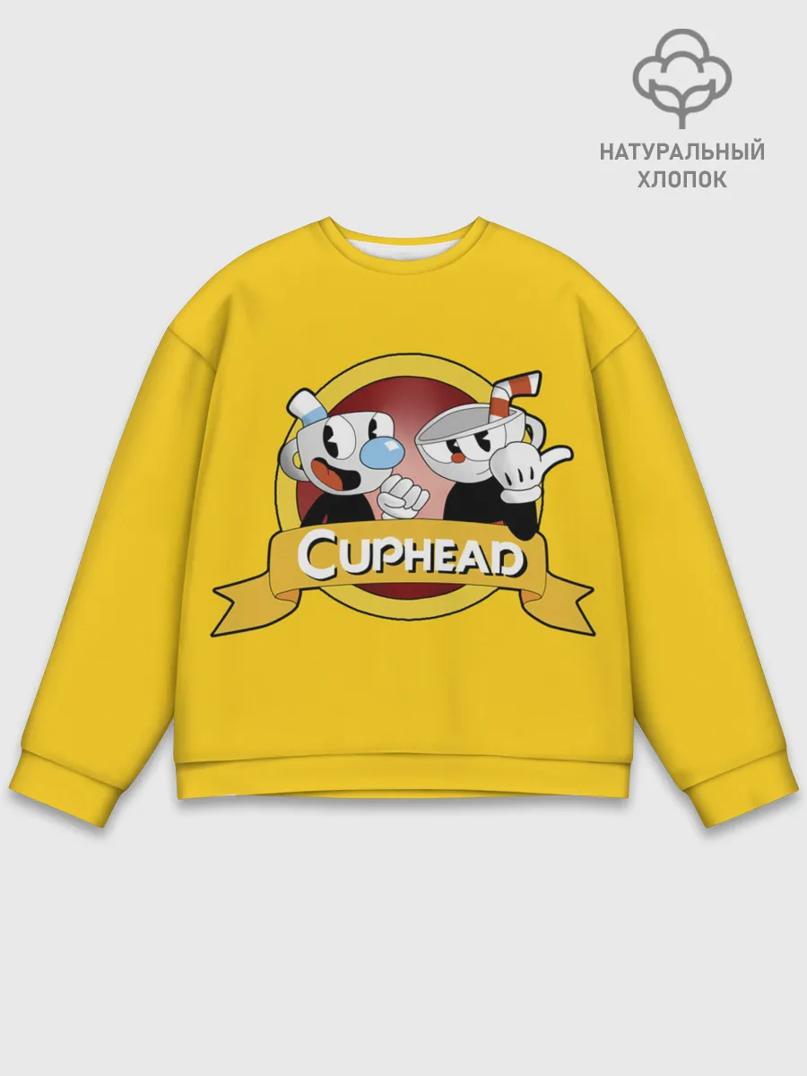 Мужской свитшот базовый / CUPHEAD / КАПХЕД.