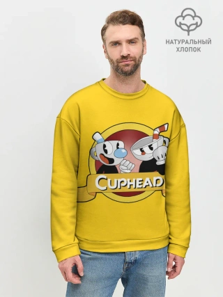 Мужской свитшот базовый / CUPHEAD / КАПХЕД.