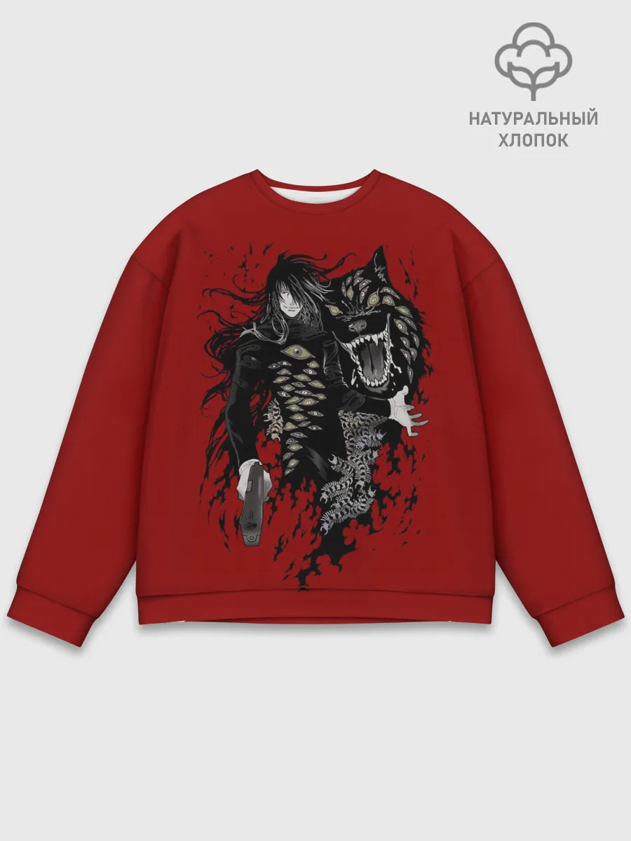 Мужской свитшот базовый / Алукард пес