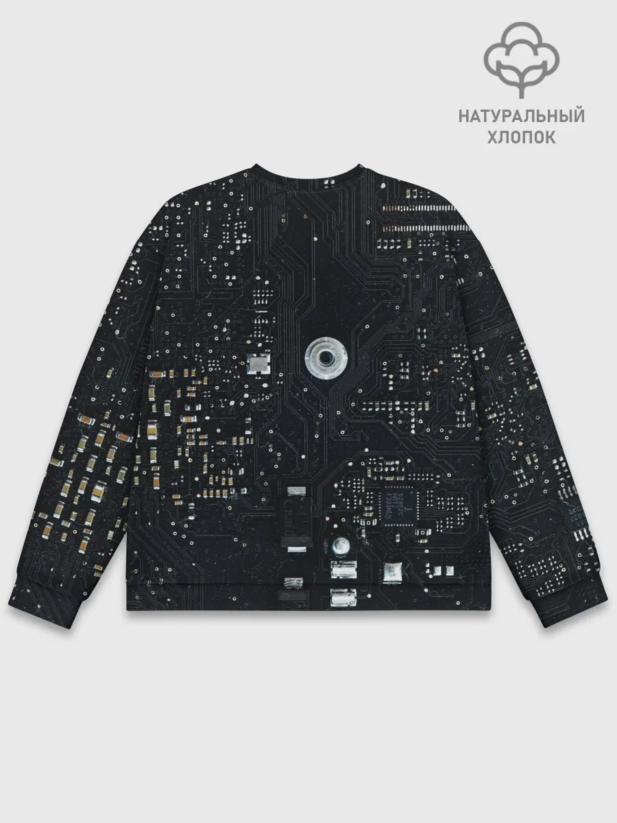 Мужской свитшот базовый / ИНФОРМАТИЗАЦИЯ