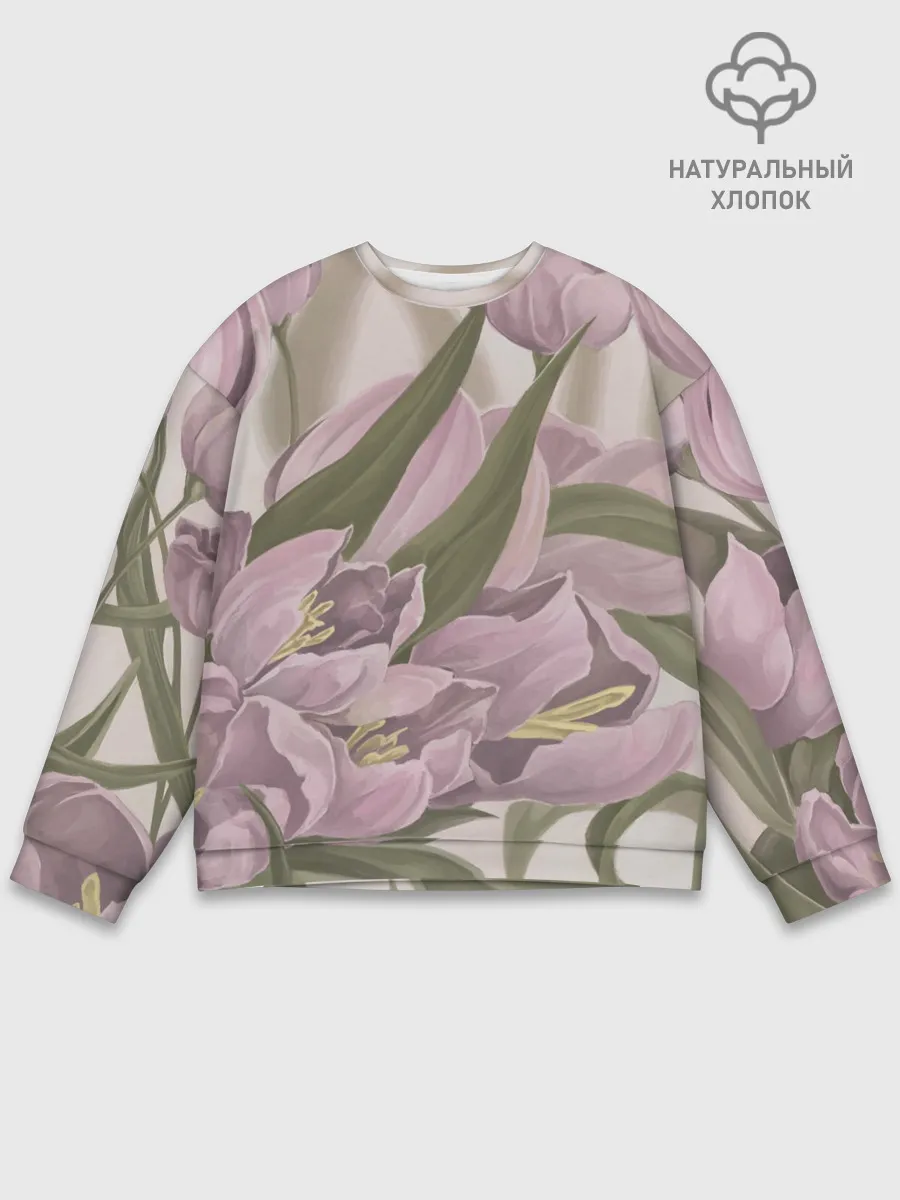 Мужской свитшот базовый / Сахарный розовый