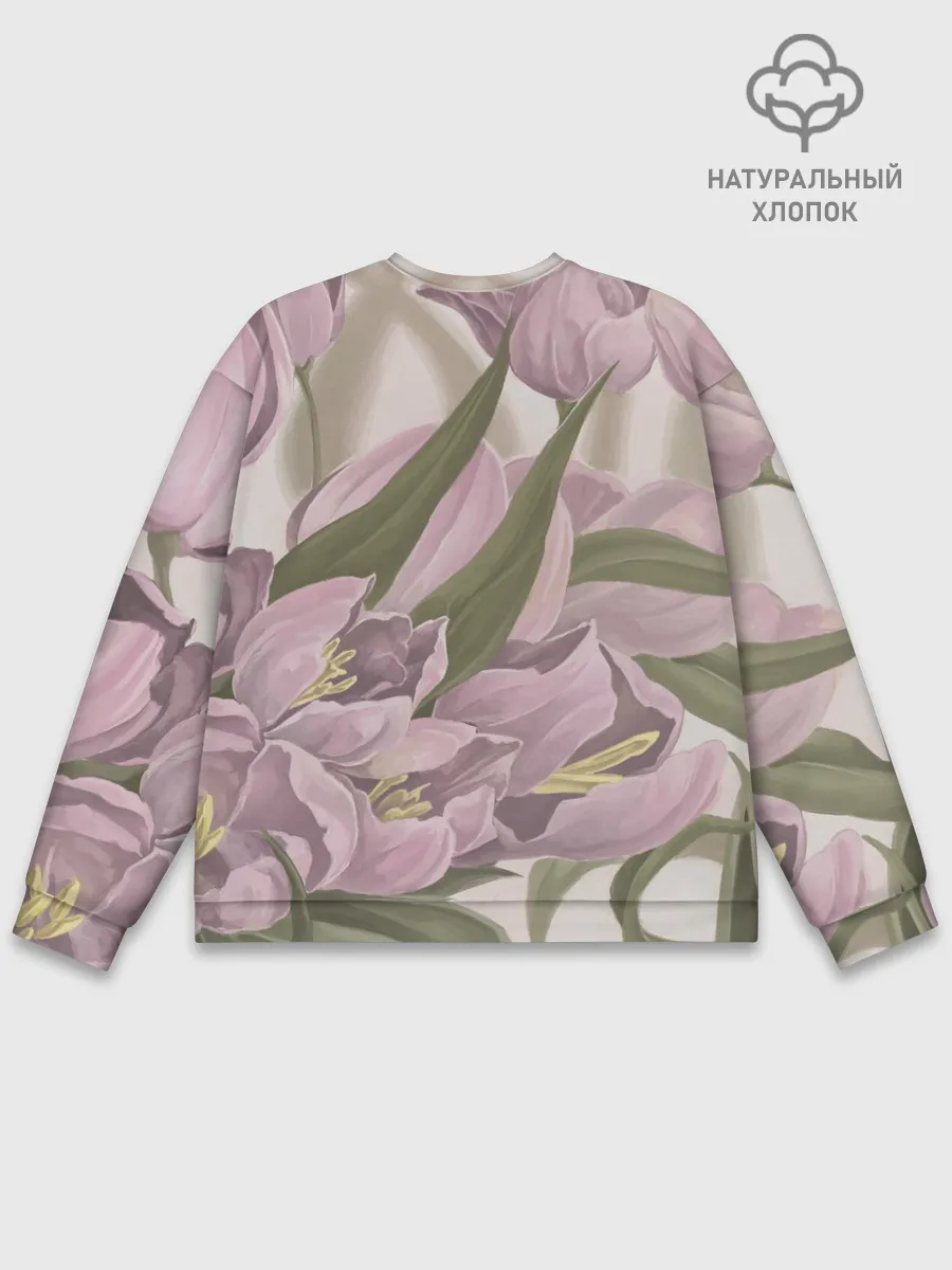 Мужской свитшот базовый / Сахарный розовый