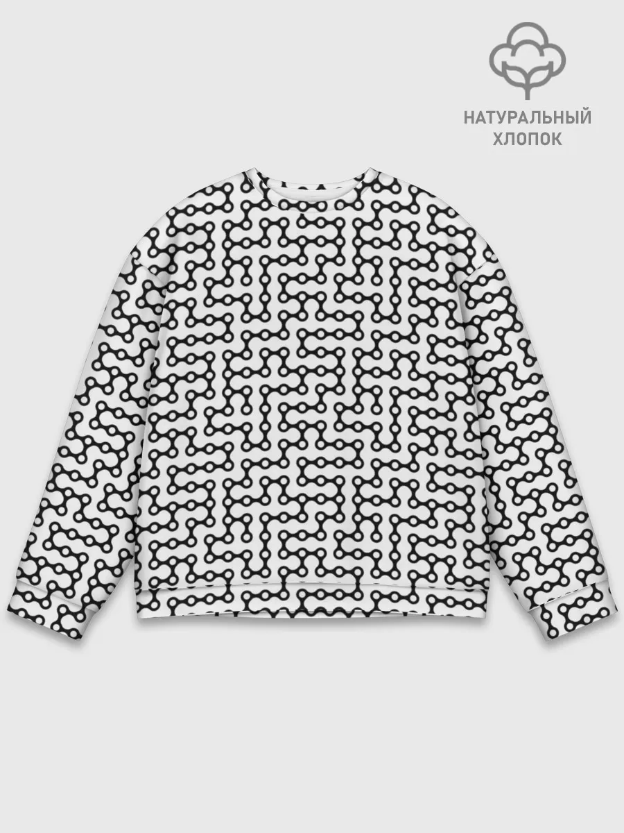 Мужской свитшот базовый / Велосипедная цепь