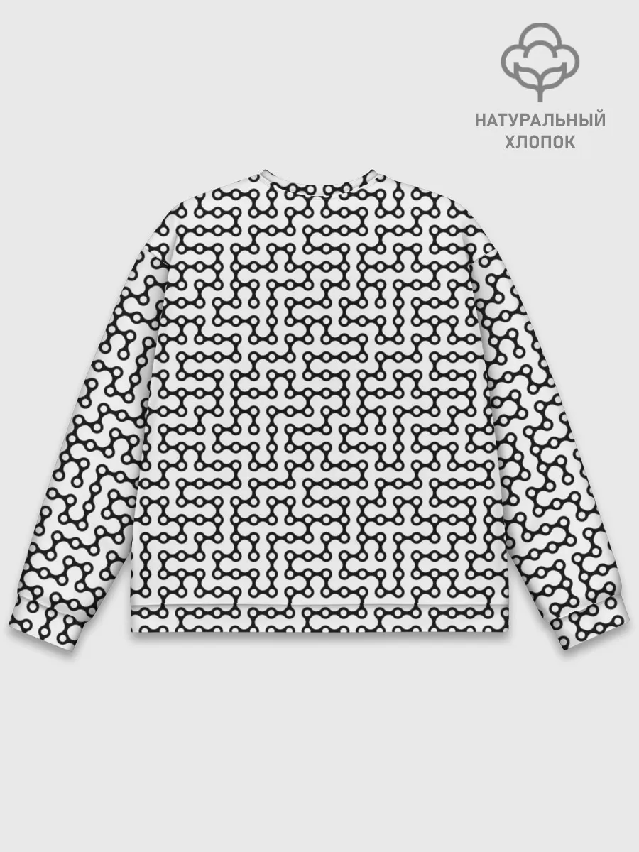 Мужской свитшот базовый / Велосипедная цепь