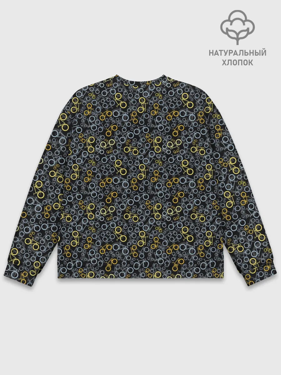 Мужской свитшот базовый / Велосипеды