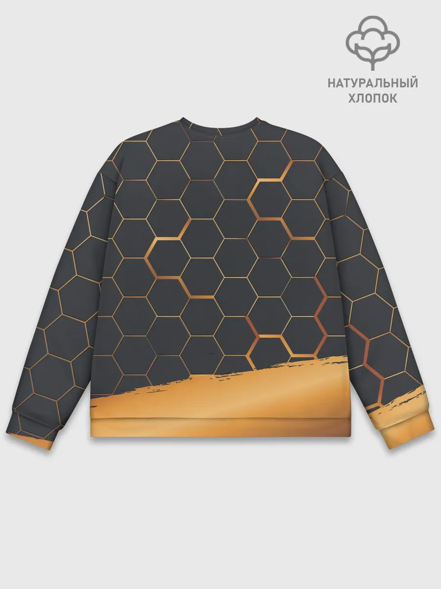 Мужской свитшот базовый / So damn FINE | Neon Steel