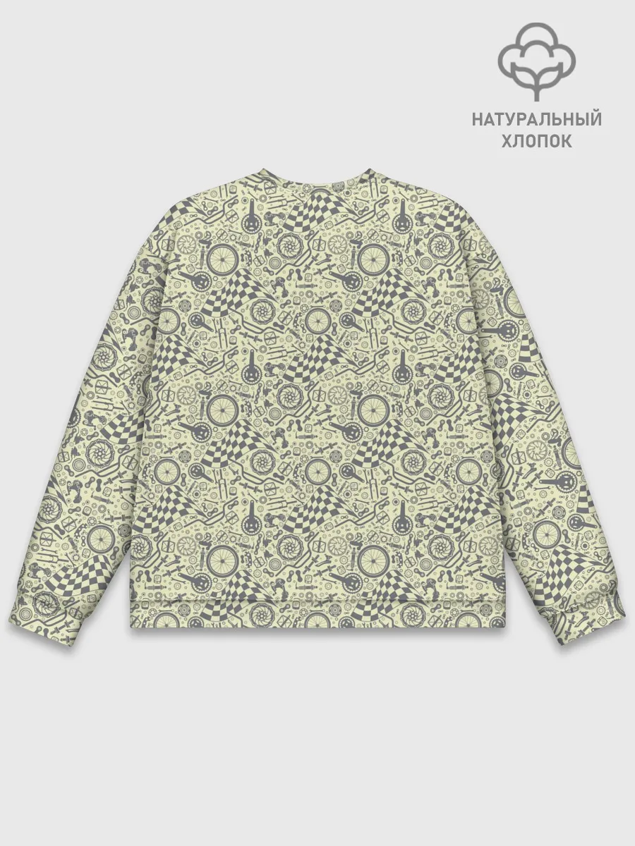 Мужской свитшот базовый / Велосипедные части