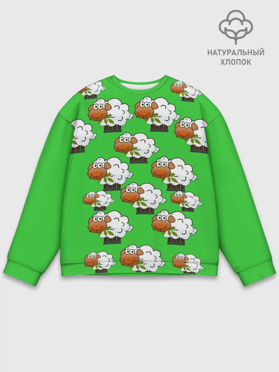 Мужской свитшот базовый / Овцы
