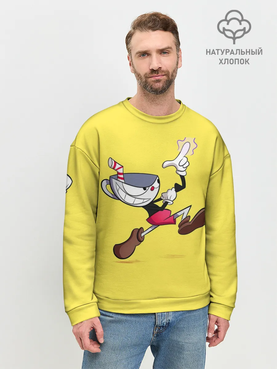 Мужской свитшот базовый / CUPHEAD|
