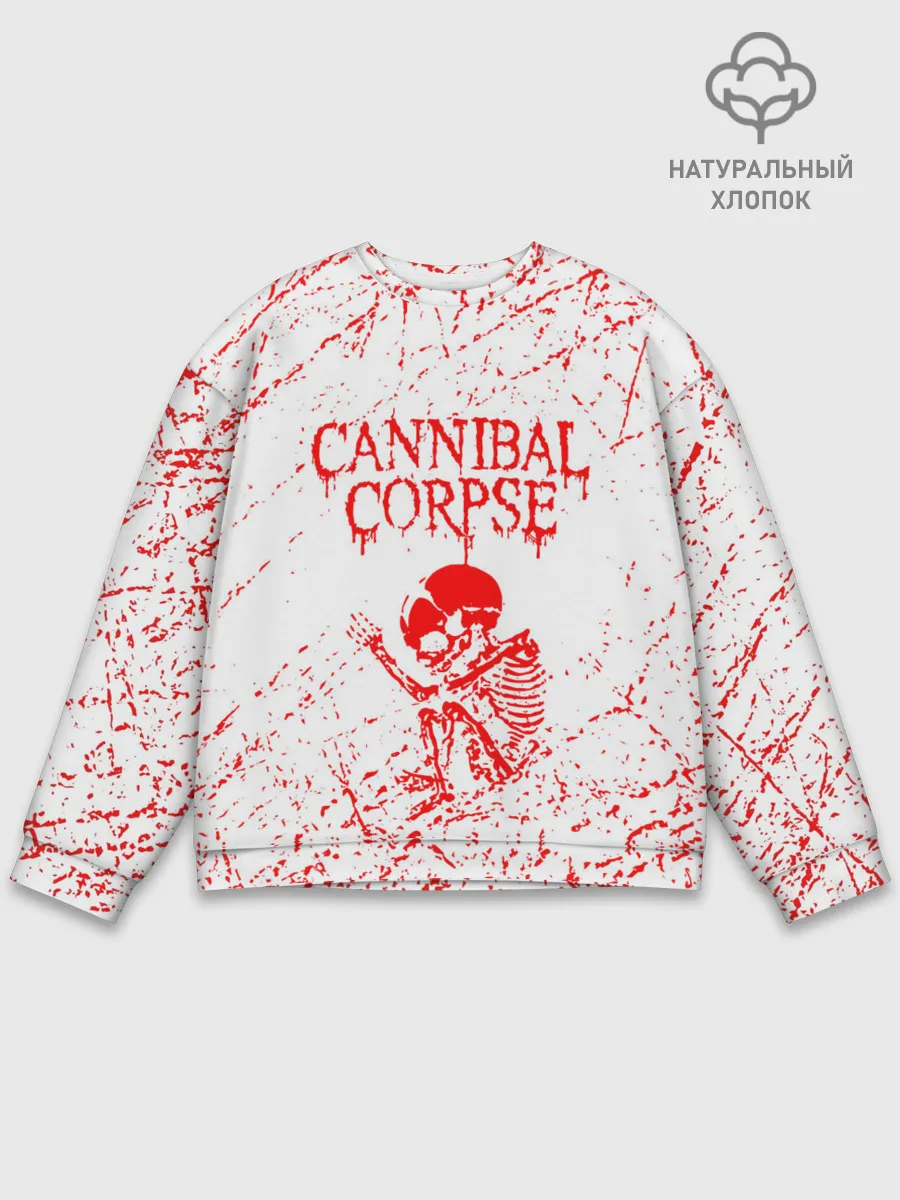 Мужской свитшот базовый / cannibal corpse