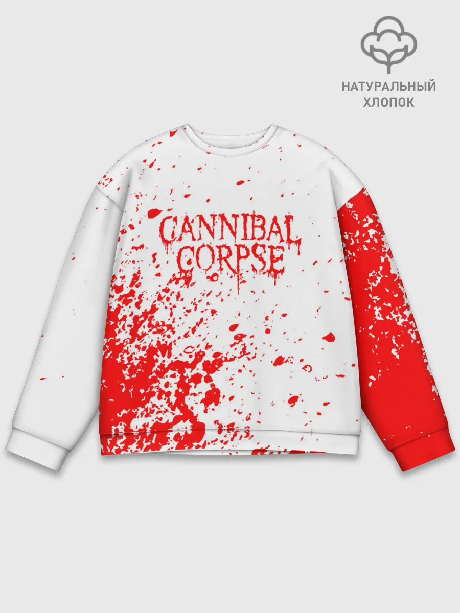 Мужской свитшот базовый / cannibal corpse.