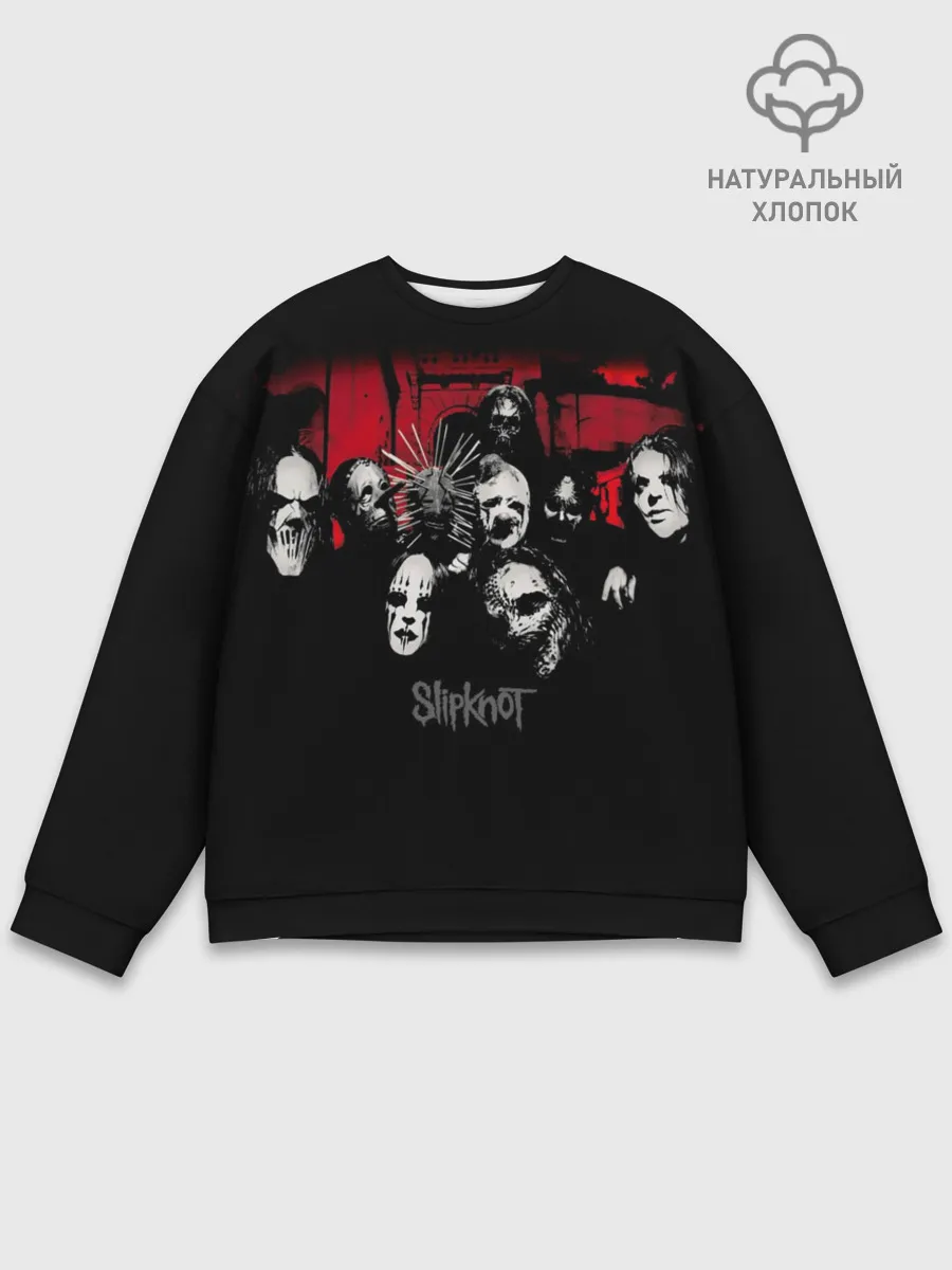 Мужской свитшот базовый / Slipknot Группа