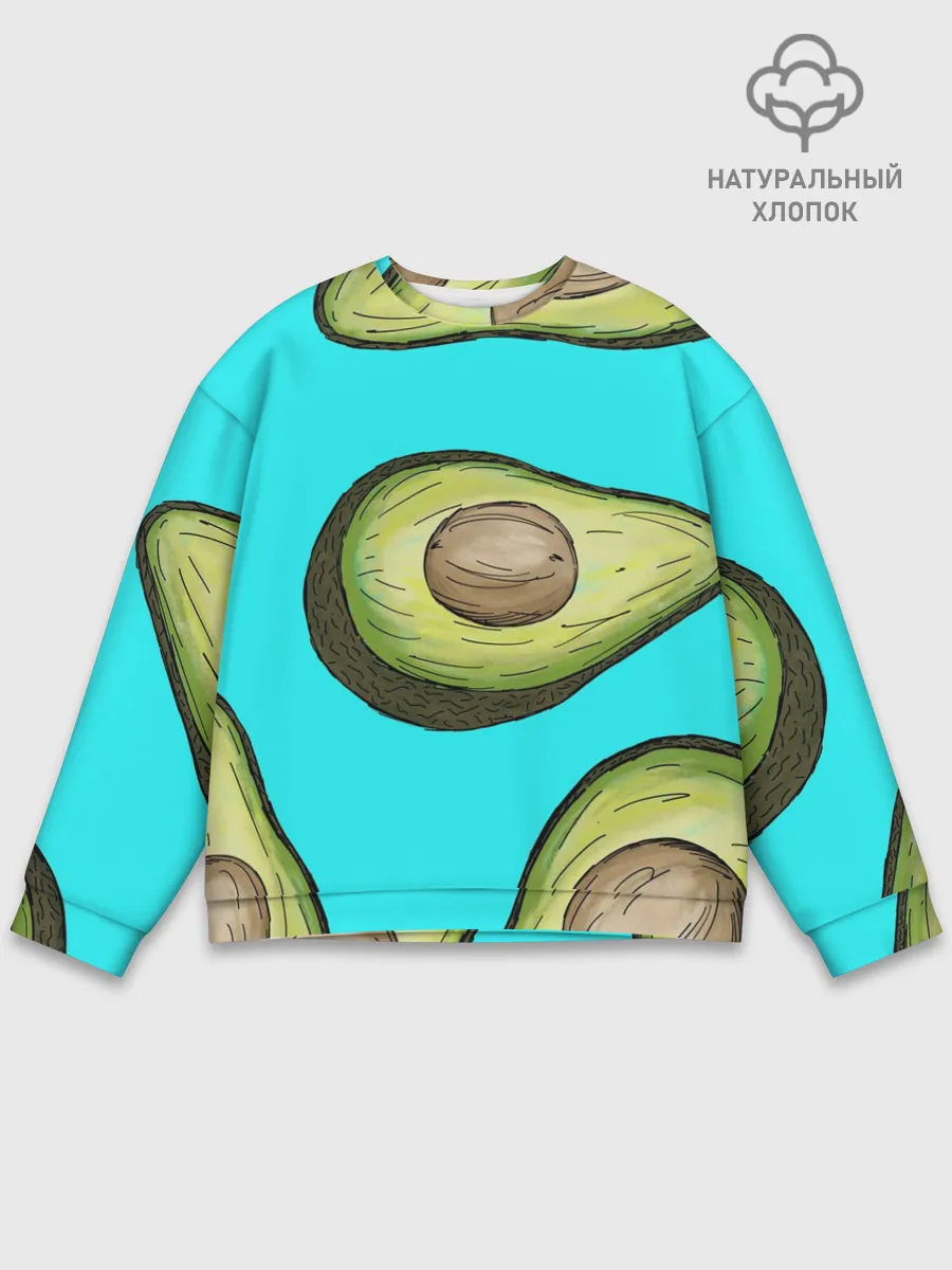 Мужской свитшот базовый / Авакадо