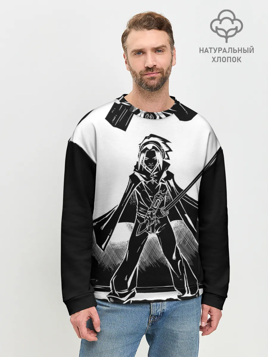 Мужской свитшот базовый / Шаман Кинг