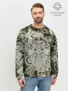 Мужской свитшот базовый / Стимпанк Сова
