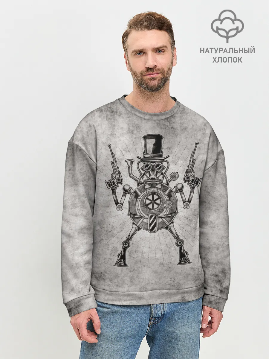 Мужской свитшот базовый / Стимпанк
