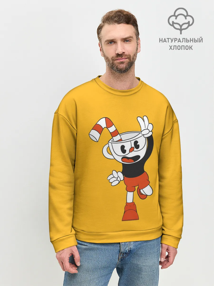 Мужской свитшот базовый / CUPHEAD