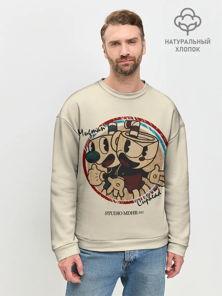 Мужской свитшот базовый / CUPHEAD