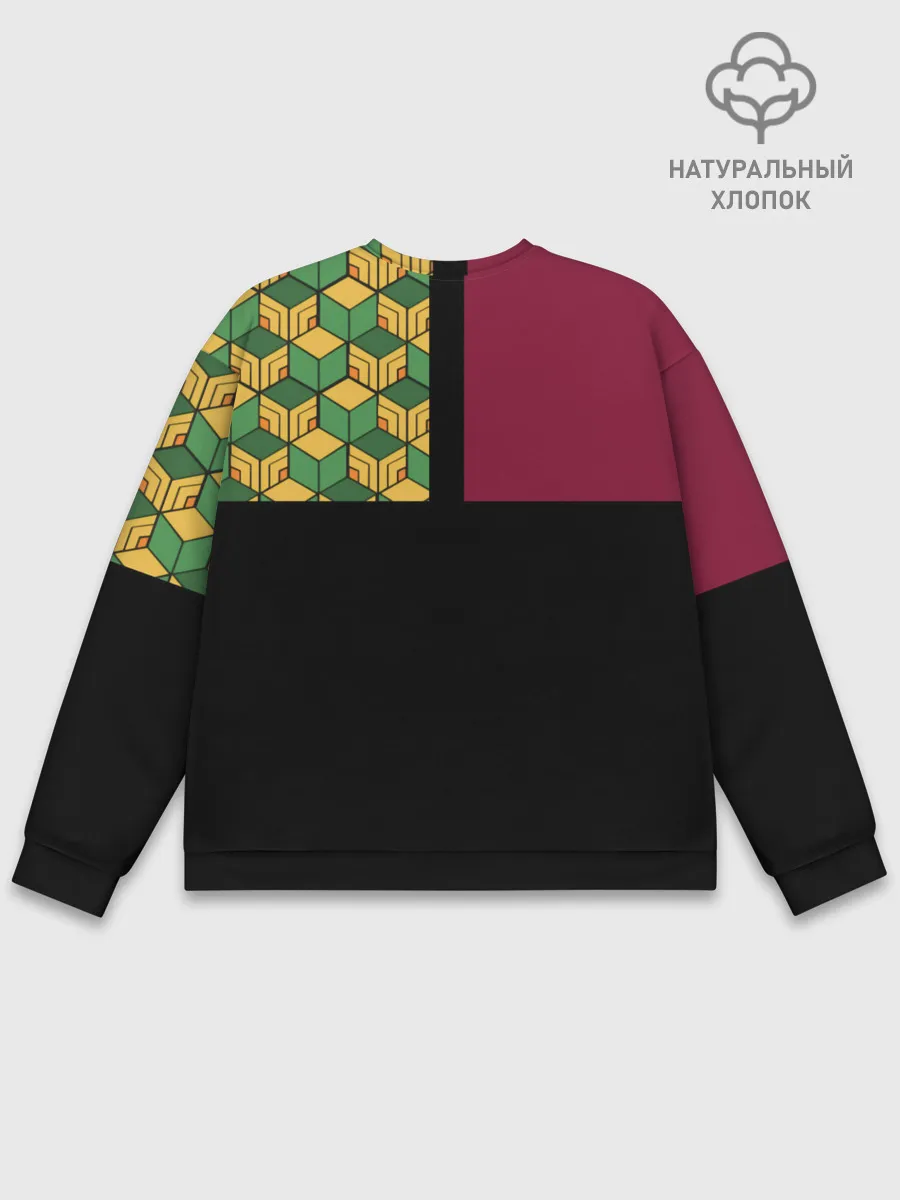 Мужской свитшот базовый / Гию Томиока Kimetsu no Yaiba