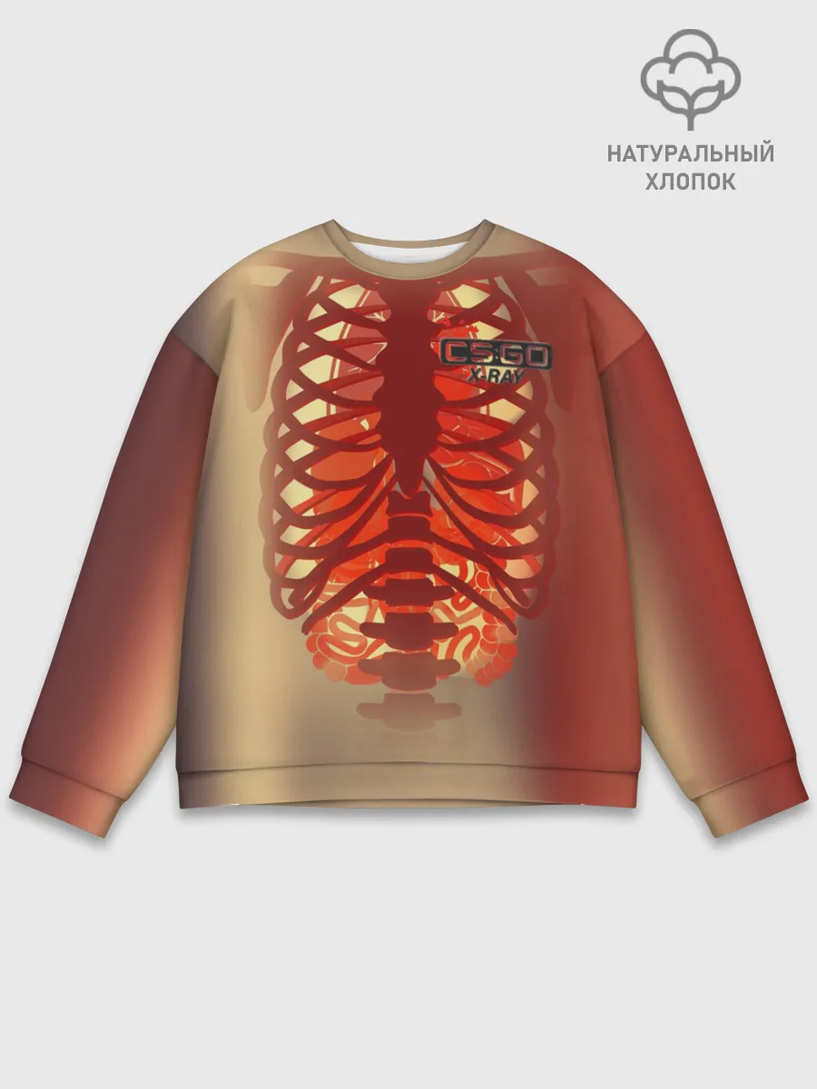 Мужской свитшот базовый / cs:go | X-Ray Style