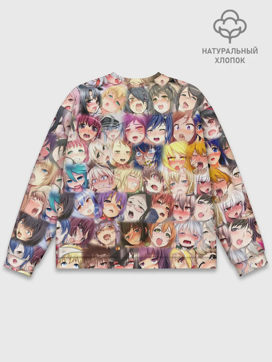 Мужской свитшот базовый / KAGUYA AHEGAO | КАГУЯ АХЕГАО