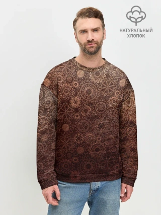 Мужской свитшот базовый / Шестеренки