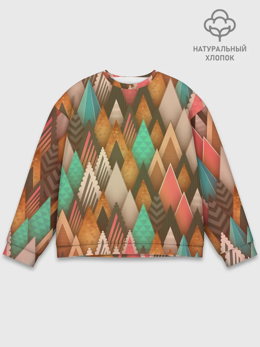 Мужской свитшот базовый / Острые пики