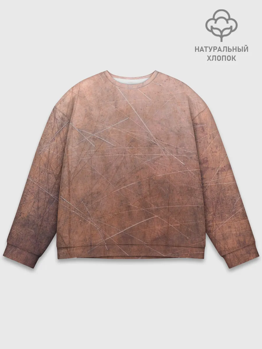 Мужской свитшот базовый / ЛАТУНЬ