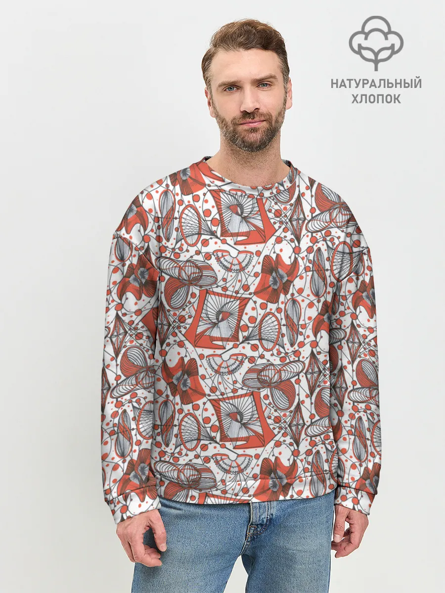 Мужской свитшот базовый / Кинетическая скульптура.