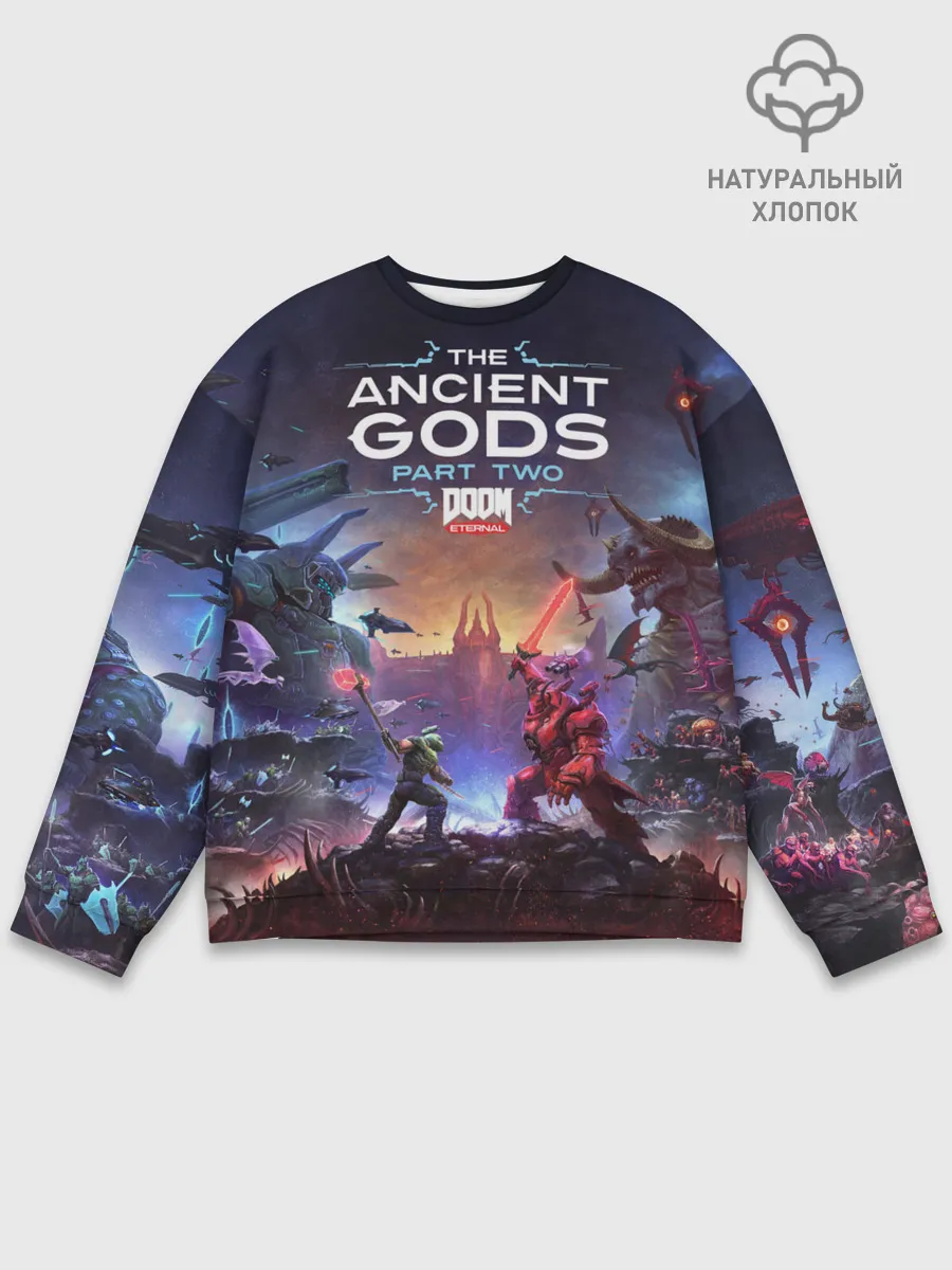 Мужской свитшот базовый / DOOM Eternal: The Ancient Gods