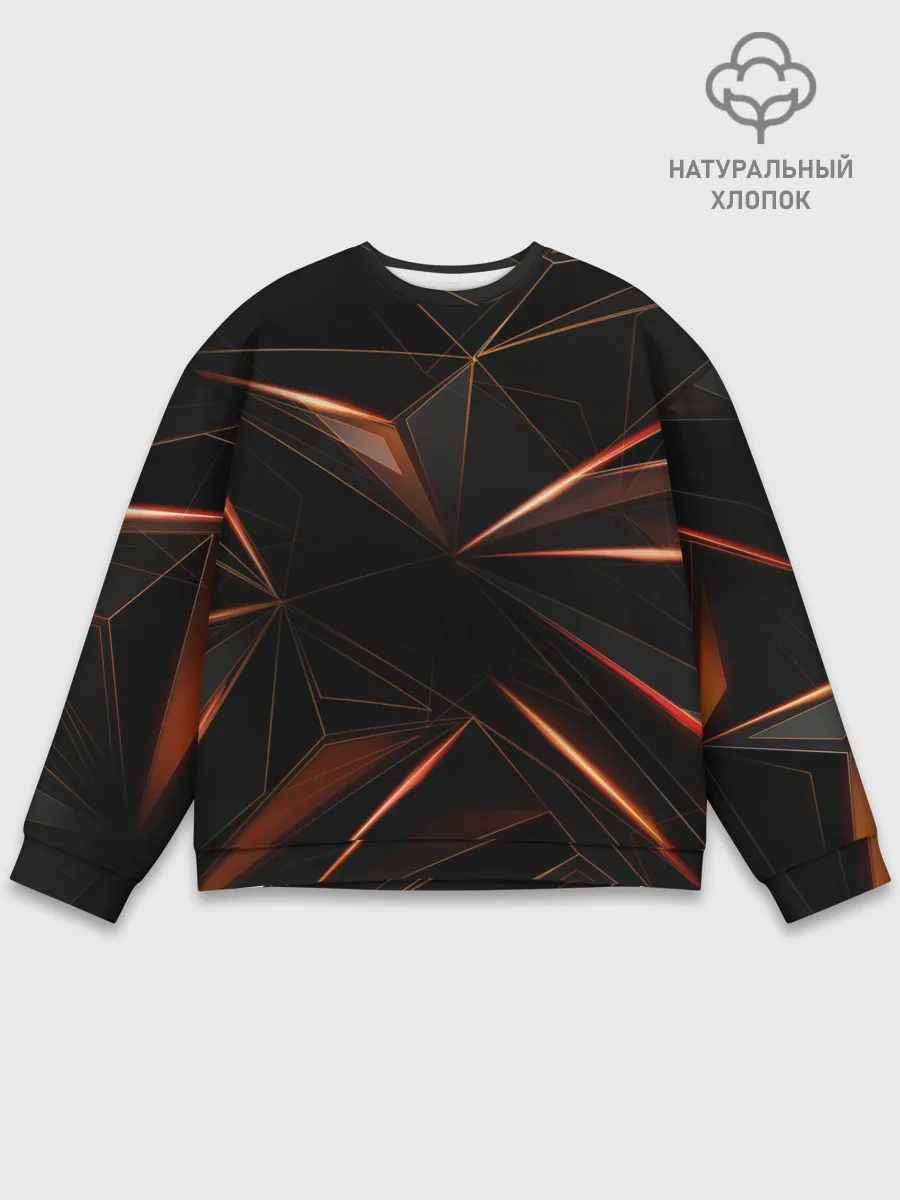 Мужской свитшот базовый / Геометрическая Абстракция
