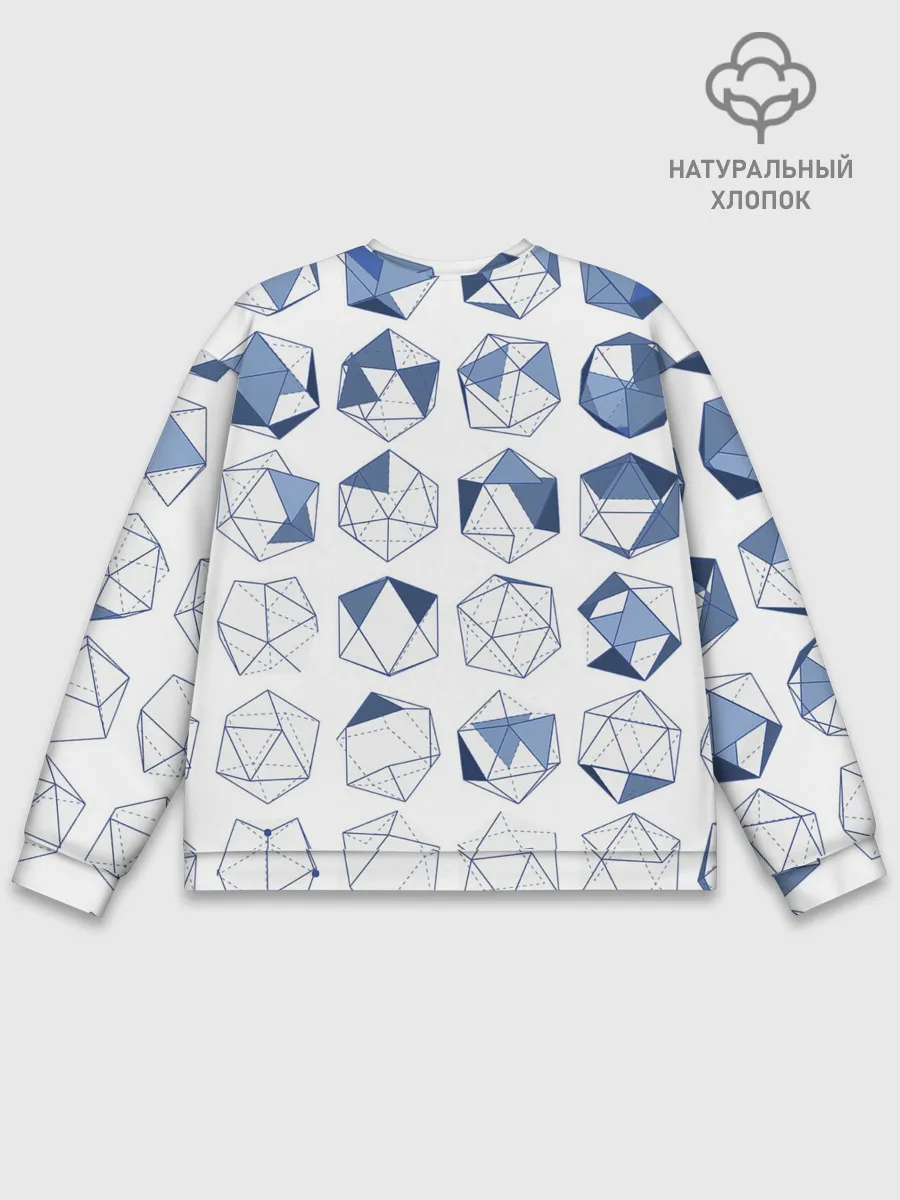 Мужской свитшот базовый / Геометрические фигуры
