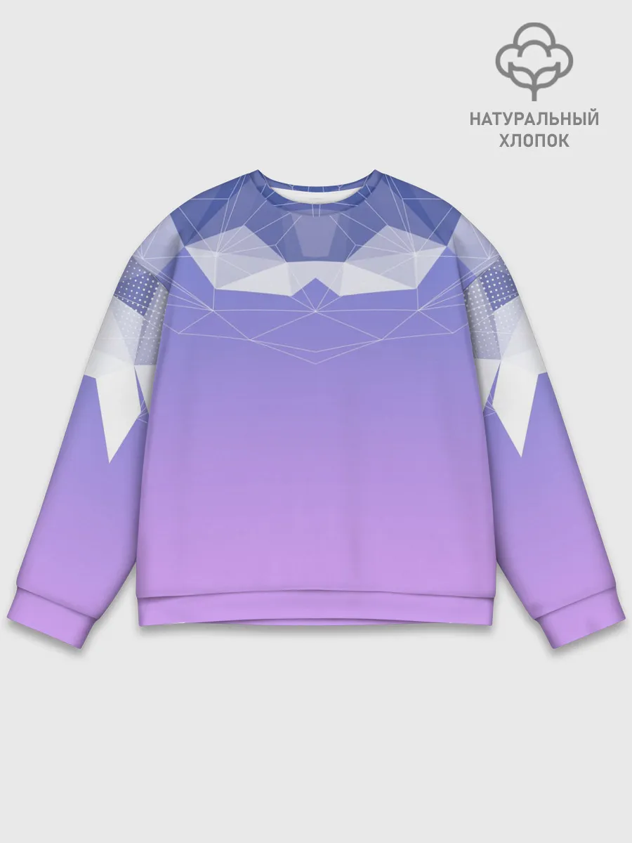 Мужской свитшот базовый / Геометрия