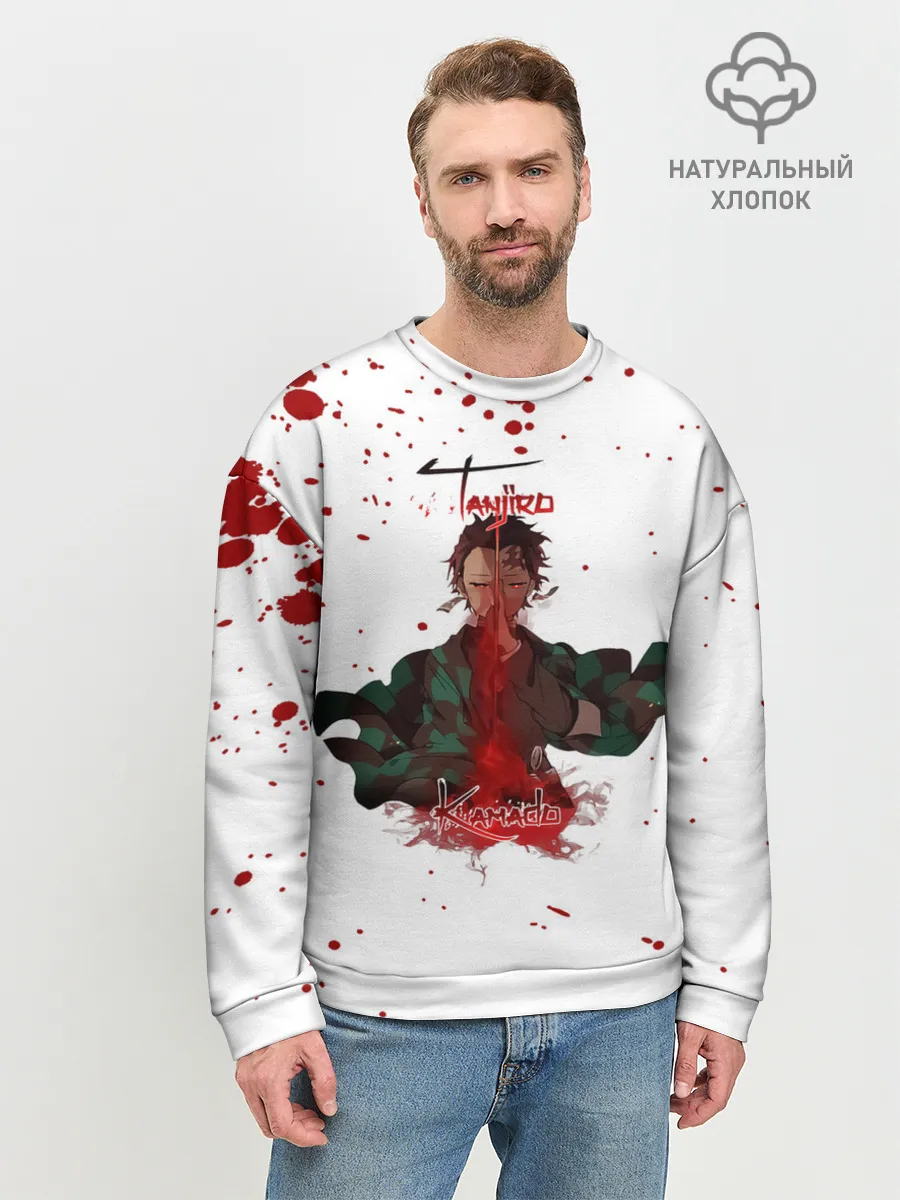 Мужской свитшот базовый / Tanjirou Kamado Kimetsu no Yaiba