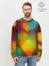 Мужской свитшот базовый / Цветные блики
