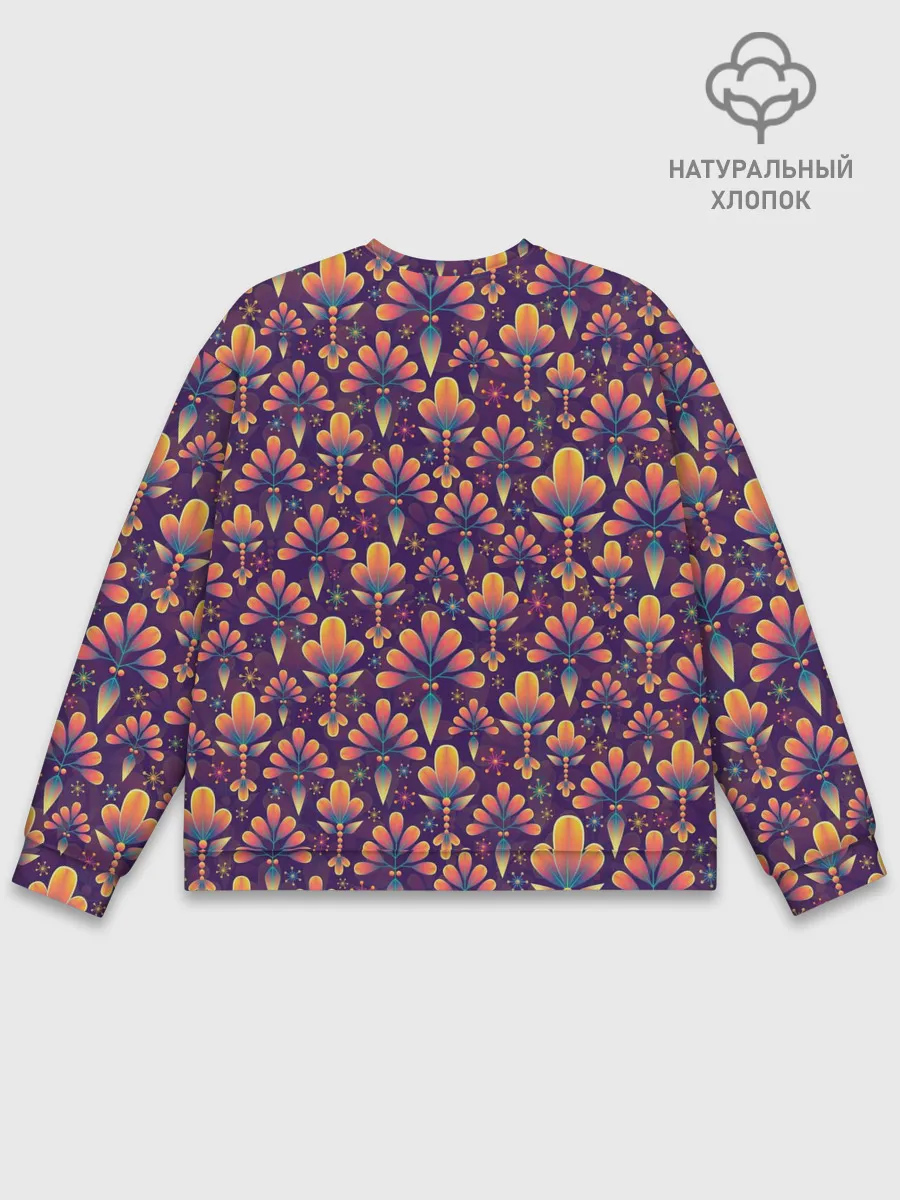 Мужской свитшот базовый / Абстрактные узоры