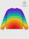 Мужской свитшот базовый / Круговая радуга