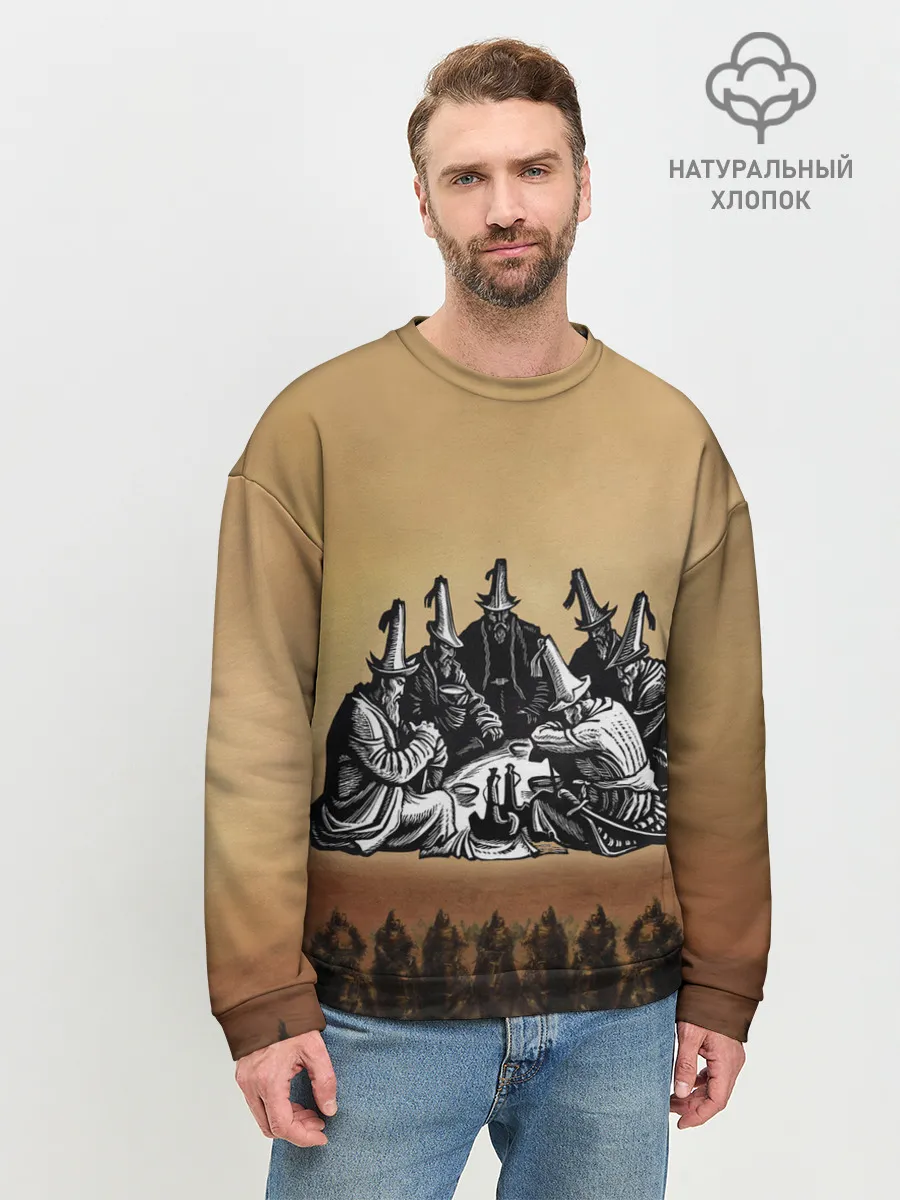 Мужской свитшот базовый / Эпос Манас