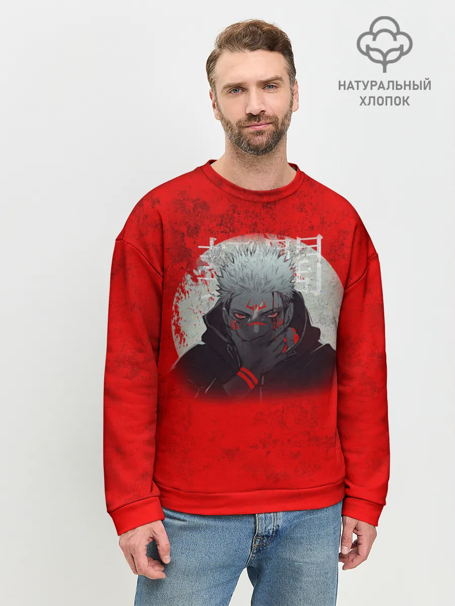 Мужской свитшот базовый / МАГИЧЕСКАЯ БИТВА | SUKUNA
