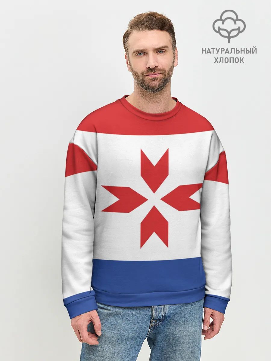 Мужской свитшот базовый / Мордовия